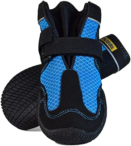 Muttluks, Mud Monsters All Terrain Rugged Summer Dog Boots with Rubber Soles for Hiking Running and Swimming - 2 Boots