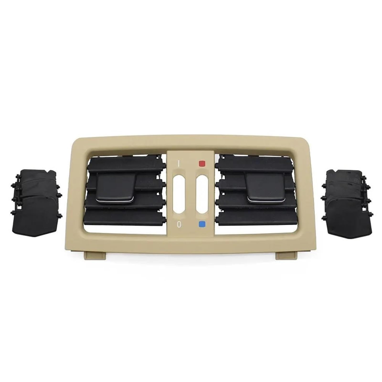 Aérateurs de climatisation auto E60 avec volets robustes directionnels beige
