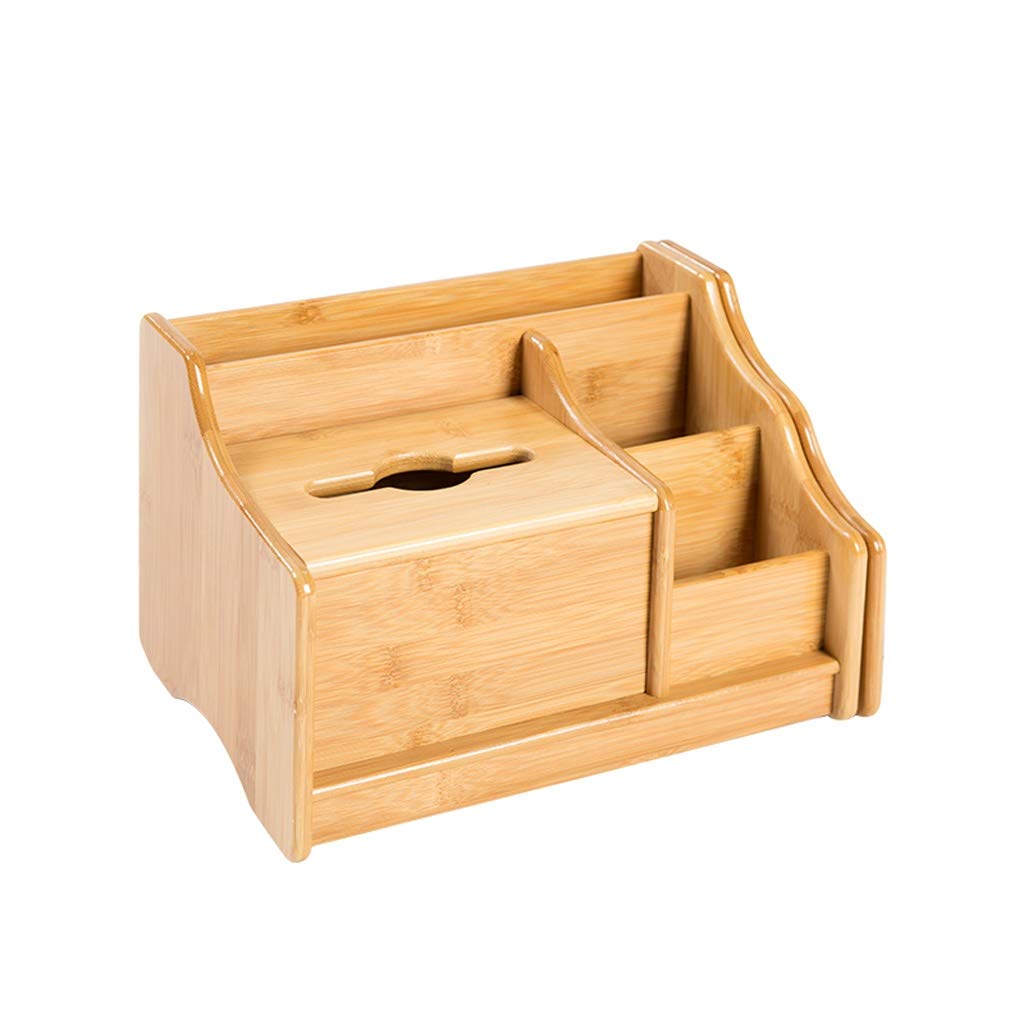 Porte-serviette et boîte papier hygiénique bois contre le désordre WC