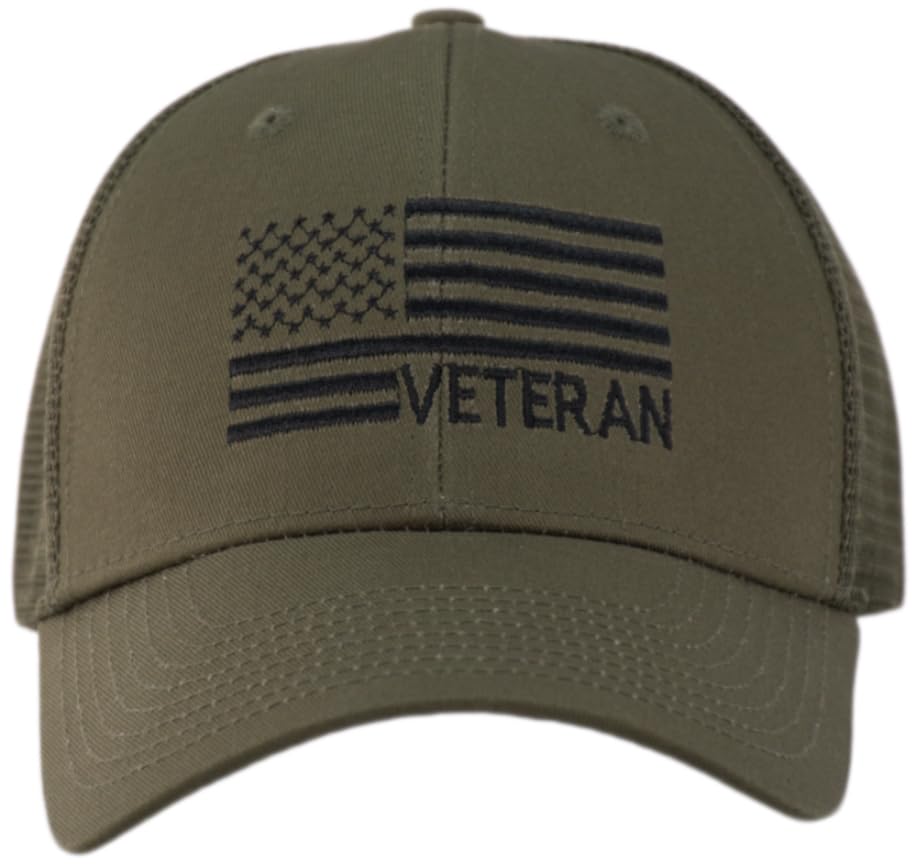 Image of TSSGBL USA Flag Trucker Hat - OSFM & XXL Big Head Fit, Adjustable Mesh Snapback American Patriotic Baseball Cap