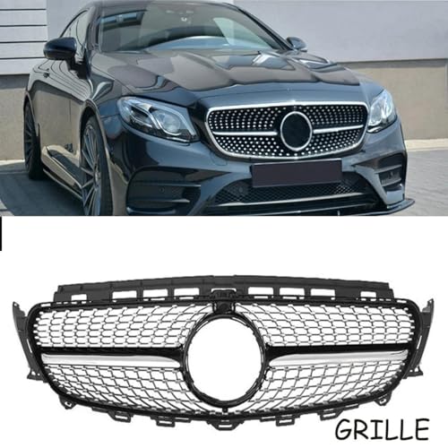 Calandre avant noir brillant pour Benz Classe E W213 E200 E300 2016-2020