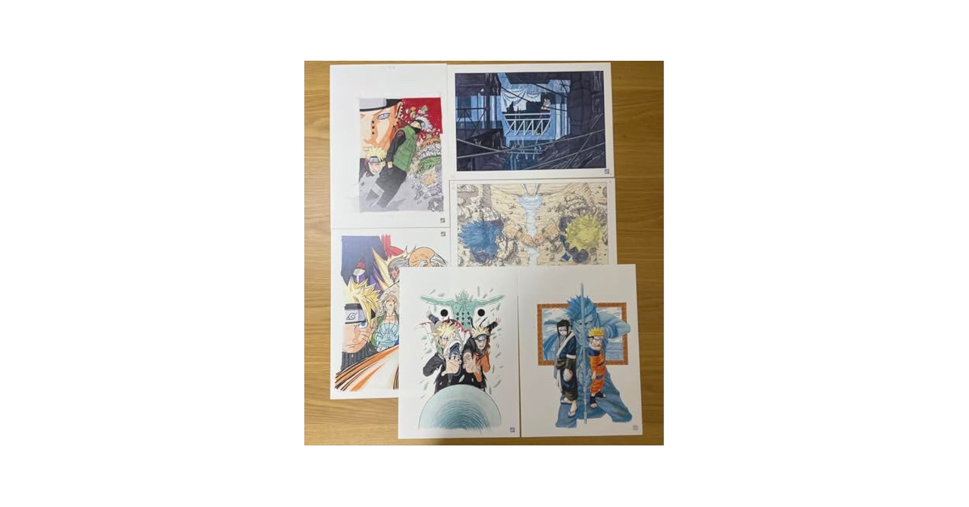 ナルト　カラー原稿複製原稿　複製原画　B4 3枚セット　コミック表紙 Naruto-ナルト-第1話 複製原稿box 相伝 : Masashi Kishimoto