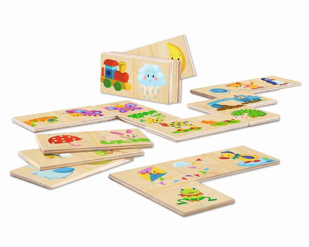 Schmidt Spiele 63024 Selecta, serpente per foto, gioco in legno, 20 pezzi