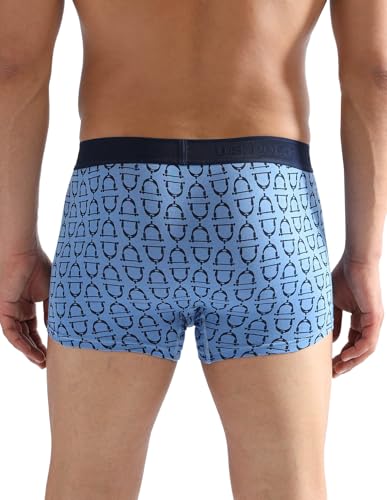 Image of U.S. Polo ASSN. Men PT005 Cotton Modal Printed Premium Underwear Trunks -Pack of 1