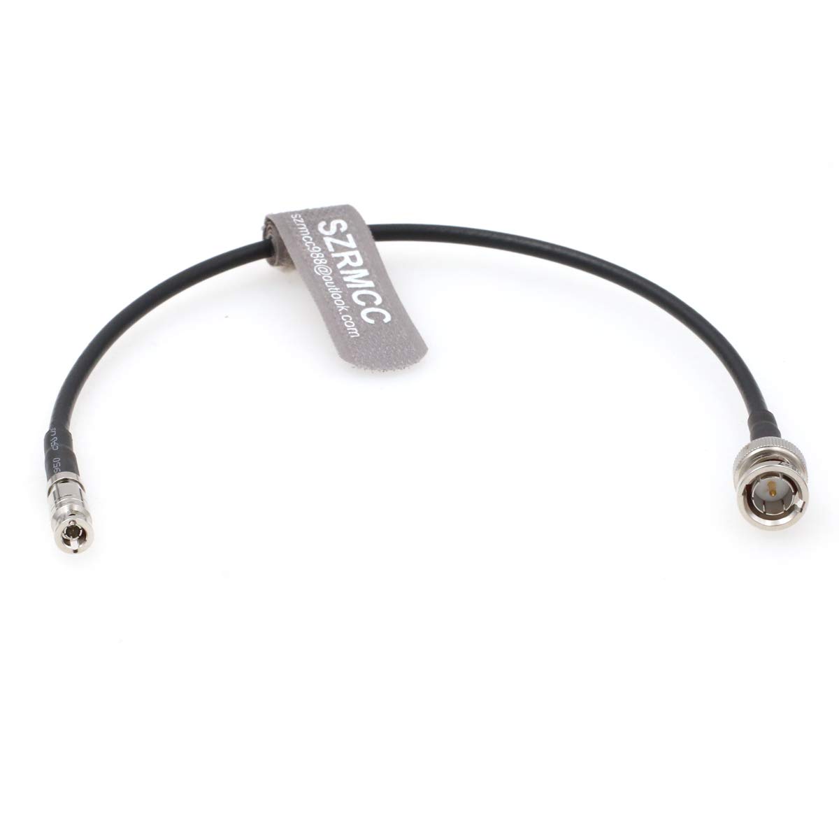 SZRMCC Câble Coaxial Vidéo Haute Densité HD Micro BNC vers Standard BNC Mâle 12G-SDI UHD 4K Câble pour Blackmagic Video Assist 5″ 12G-SDI HDR Monitor (2m)