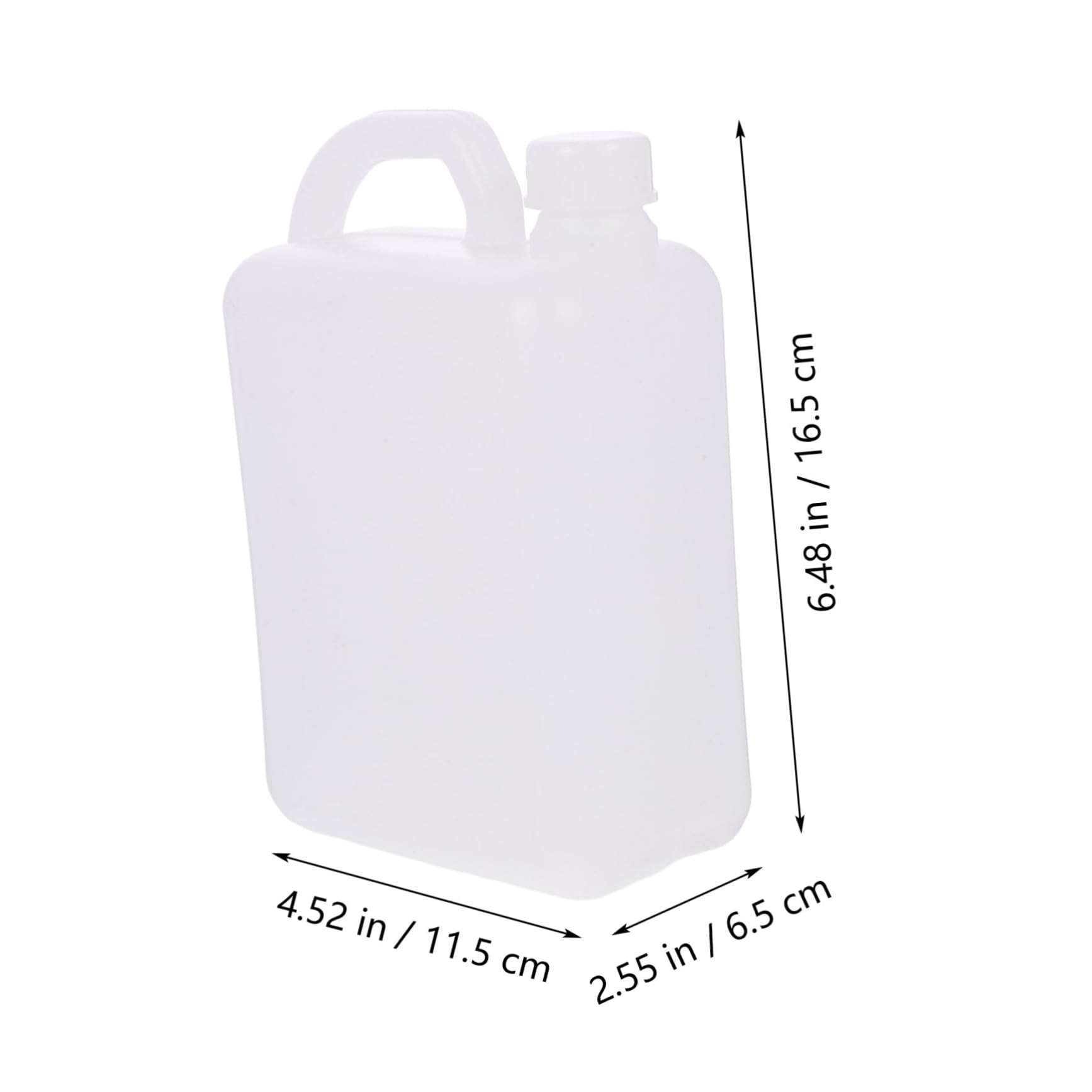 Unomor 1l Bulk Empty Water Bottles Sturdy Chemical Containers Reusable Liquid Storage Jugs for Camping