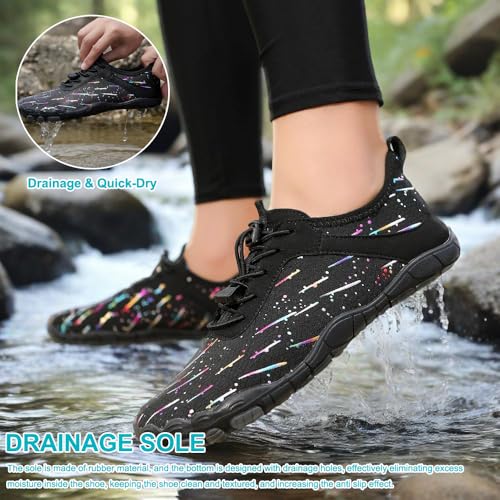 Image of Hike Barefoot Shoes Womens Men,Unisex Barefoot Water Shoes Breathable, Anti-Slip Hiking Footwear for Athletic Wide Toe Shoe Footwear for Hiking, Walking, Running, Yoga, and Water Sports