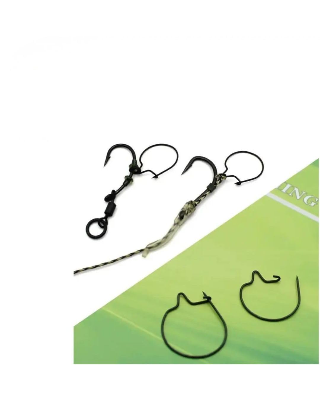 Norths Tackle Fishing Maggot Clips Rings Baits Hook Carp Fishing Accessories S M L 3 Sizes (Size S)