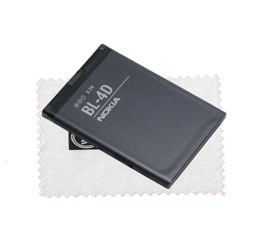 Batería original para BL 4D para Nokia E5, E7, N8, N97 Mini con paño de limpieza de pantalla Shlok