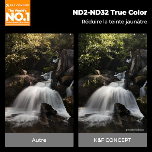Filtre ND 67mm variable sans croix noire pour éliminer les reflets et défauts - 2