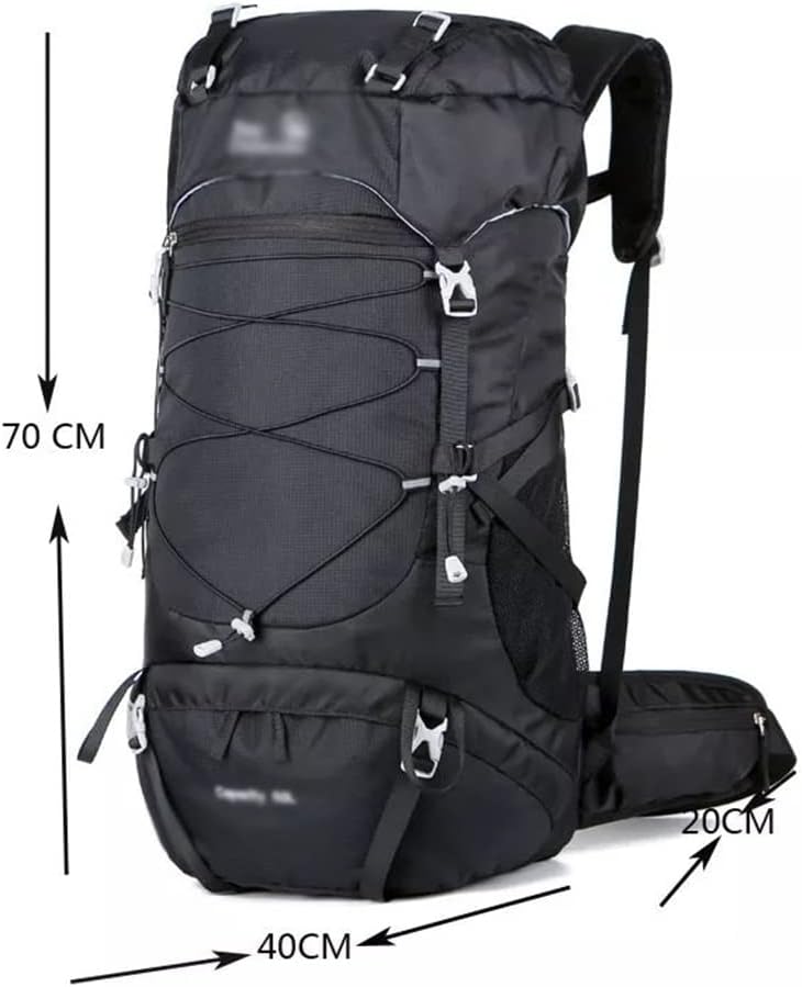 50L Camping Backpack Hiking Bag Multi Pocket Outdoor Mountaineering Sports Shoulder
