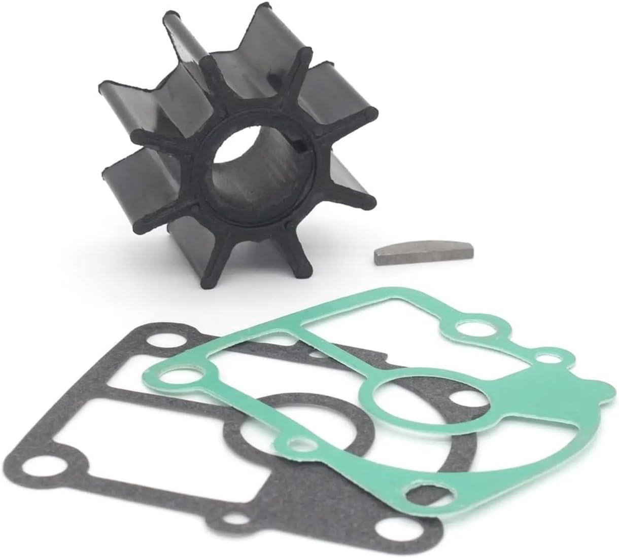 Water Pump Impeller Kit Compatible with 2 2.5 3 5 6 8 9.9 15 20 25 30 40 50 60 70 75 90 115 125 225 300 HP 47-16154 18-3098(2 2.5 3 3.3HP)