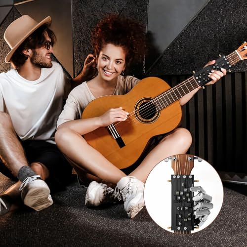 Gitarre Akkord Presser, Jemey Gitarren Akkord Trainer, Gitarren-Hilfsmittel zum Erlernen von Akkorden für Anfänger, Gitarren-Lernhilfe-Werkzeug Akkord Helfer, Bestes Geschenk für Gitarrenliebhaber