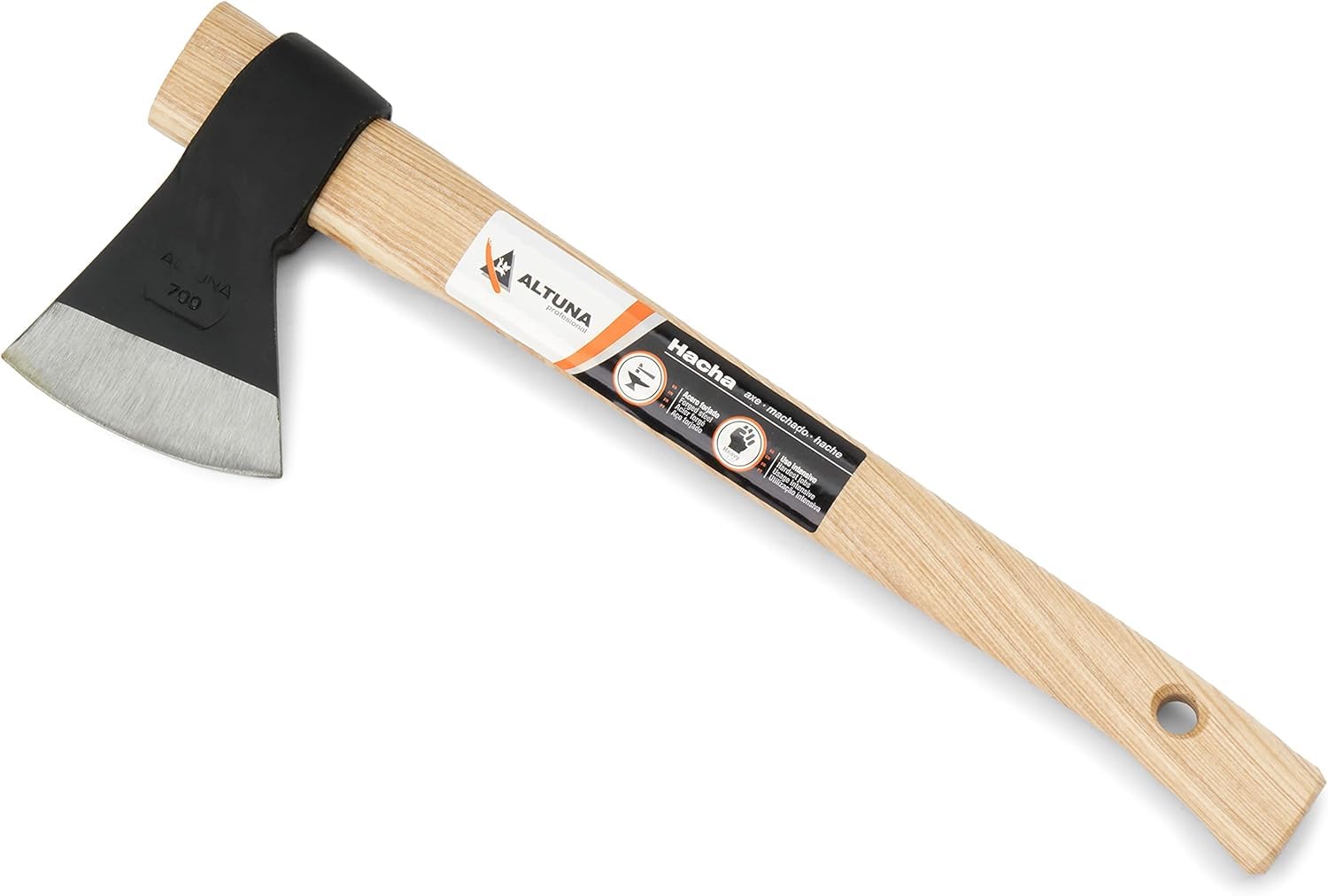 BIKAIN Forstaxt aus Schmiedestahl mit Holzstiel 1250 g - 8287