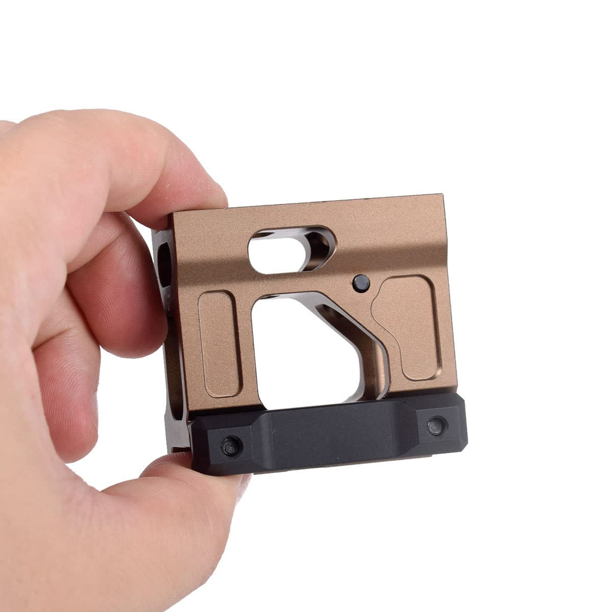 Micro Red DOT Riser Mount, Supporto per cannocchiale da 2″ di Altezza per T1 T2 H1 H2, Supporto Riser per Guida Picatinny