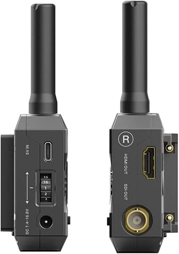 Vista 36 de Accsoon Transmisor y receptor de video HDMI inalámbrico CineView HE, transmisor de cámara HDMI UVC Livestream de 1200 pies RNG. 60 ms LAT, hasta 4