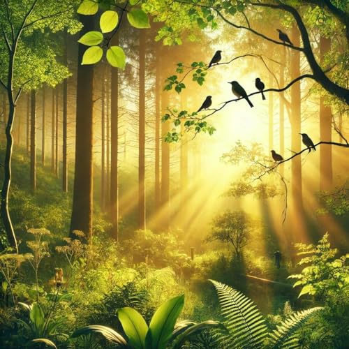 Chants d'OISEAUX apaisants dans la FOR&Ecirc;T pour une nuit sereine