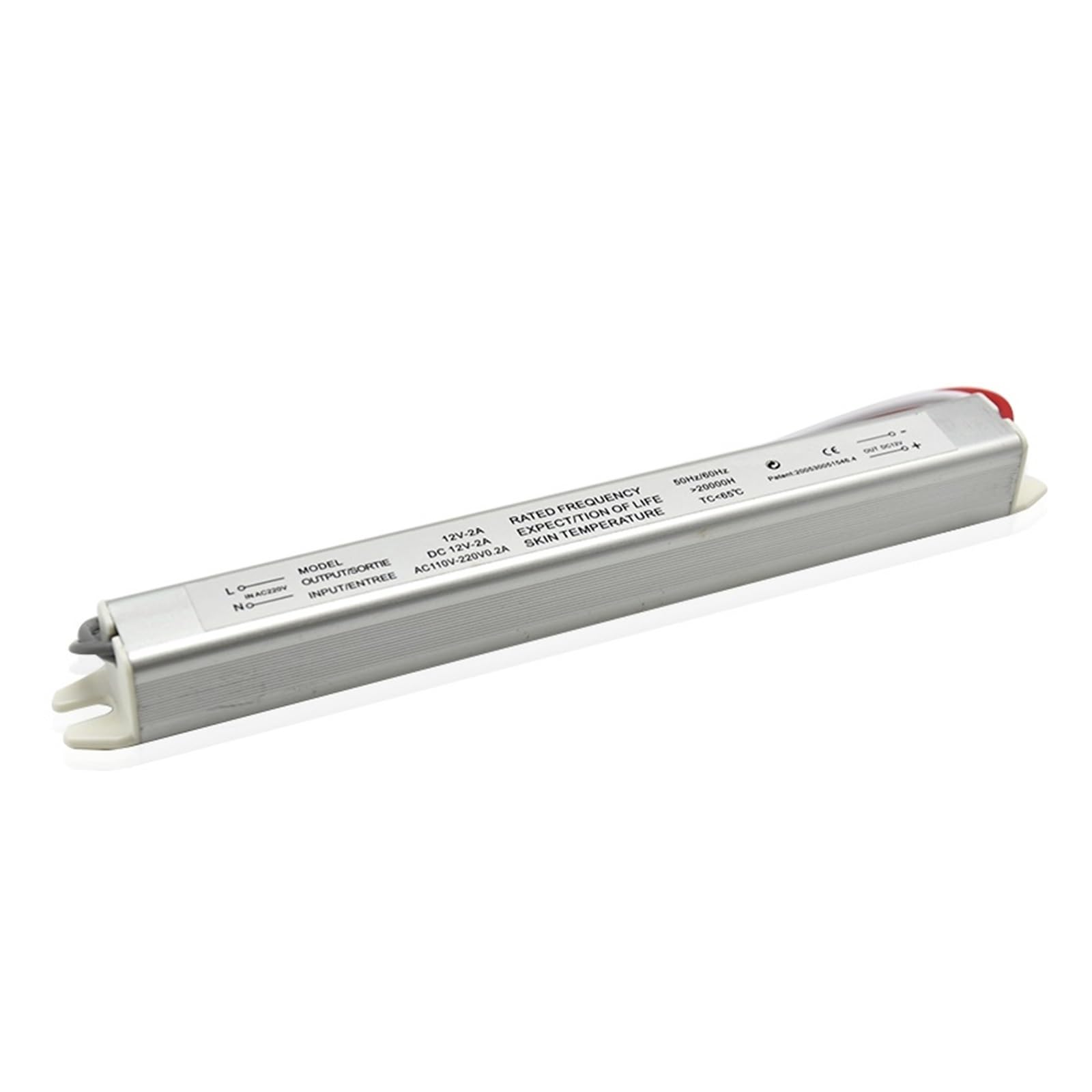 1 Pz Alimentatore LED Ultra Sottile DC12V 18W 25W 36W 48W 60W Trasformatore di Illuminazione AC110-220V HA CONDOTTO LA Luce di Striscia Pubblicità Bordo Driver(12V 18W)