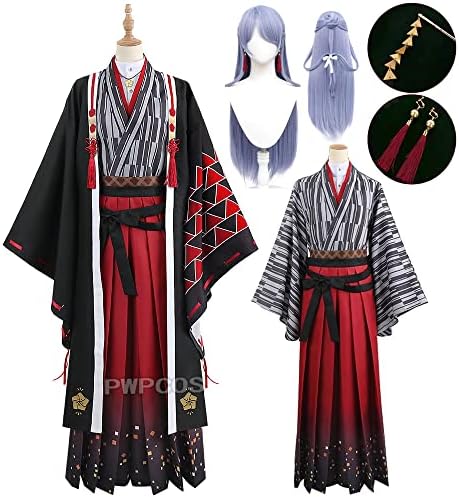 即購入OK】弦月藤士郎 和装 コスプレ ウィッグ付き 差し替え