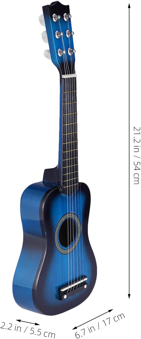 Wooden Acoustic Guitar for Portable Musical Instrument for Boys Easy to Play with Low String Action for Design with High Sound Quality