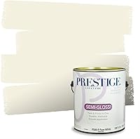 Vista 70 de PRESTIGE Pinturas de pintura exterior e imprimación en uno, 1 galón, plano, combinación comparable de Benjamin Moore* Manzanilla*