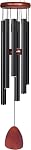 Grandes cheminées de vent extérieures, 37 Inches, Tubes en aluminium, Brun et Noir, Style traditionnel, Parfait pour les cadeaux de jardin, patio, mémorial et sympathie