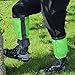 Hiking Gaiters,Outdoor Leg Warmers,Buckle Design,High-top Gaiters,Comfortable and Snug, Suitable for Climbing and Garden Work(Black)