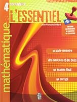 4e secondaire mathématique 2896423265 Book Cover