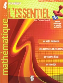 Paperback 4e secondaire mathématique [French] Book