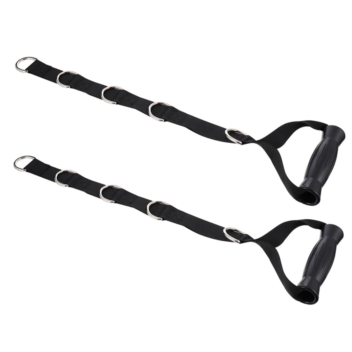 TOYANDONA Cinta de Tensión para Ejercicios 2 Piezas, Fuerza Ajustable y Portátil, Material ABS y Acero Inoxidable, Adecuado para Entrenamiento de Fuerza en Casa o Gimnasio
