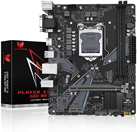 SHANGZHAOYUAN H510M PRO Motherboard LGA 1200 Socket Support 10th and 11th Gen Series Processors (Micro ATX, Dual-Channel DDR4, SATA 6Gbps/s, USB 3.0, NVME M.2, PCIe 3.0, Gigabit LAN)