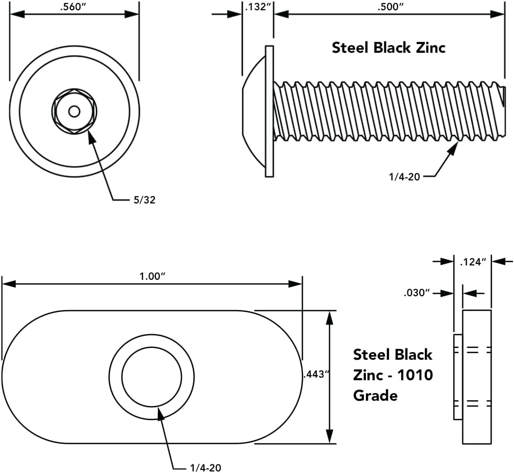 8020, 4081 and 3321 Hardware Bundle, 10 Series, Aluminum 5 Hole L Flat Plate Bracket Straight Mounting Connector Bracket for 80/20 T Slot Extruded Aluminum Extrusion, 10 Plates Plus Hardware