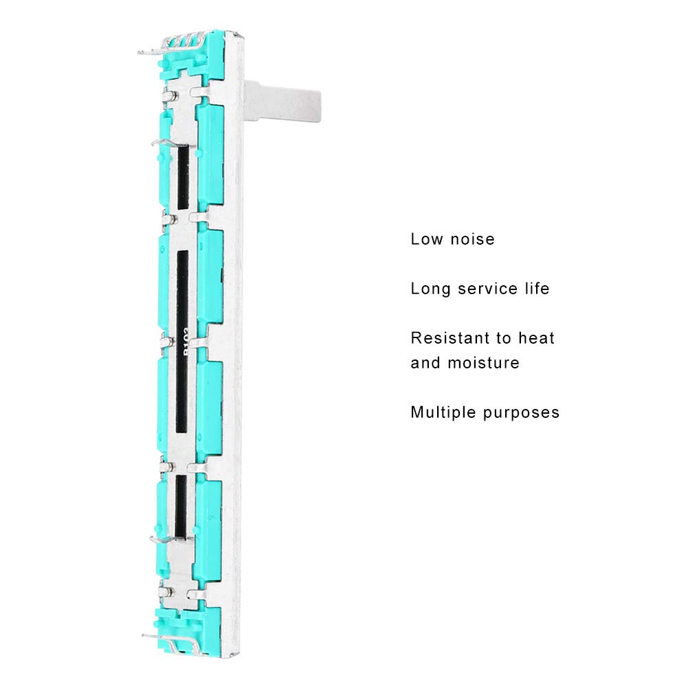 10k Slider Linear Pcs 9×5×2 5 Pcs Slide Potentiometer B10k Double Channel Straight Slide Mixer Fader for Multiple Purposes B10k Fader Linear Potentiometer - Image 3
