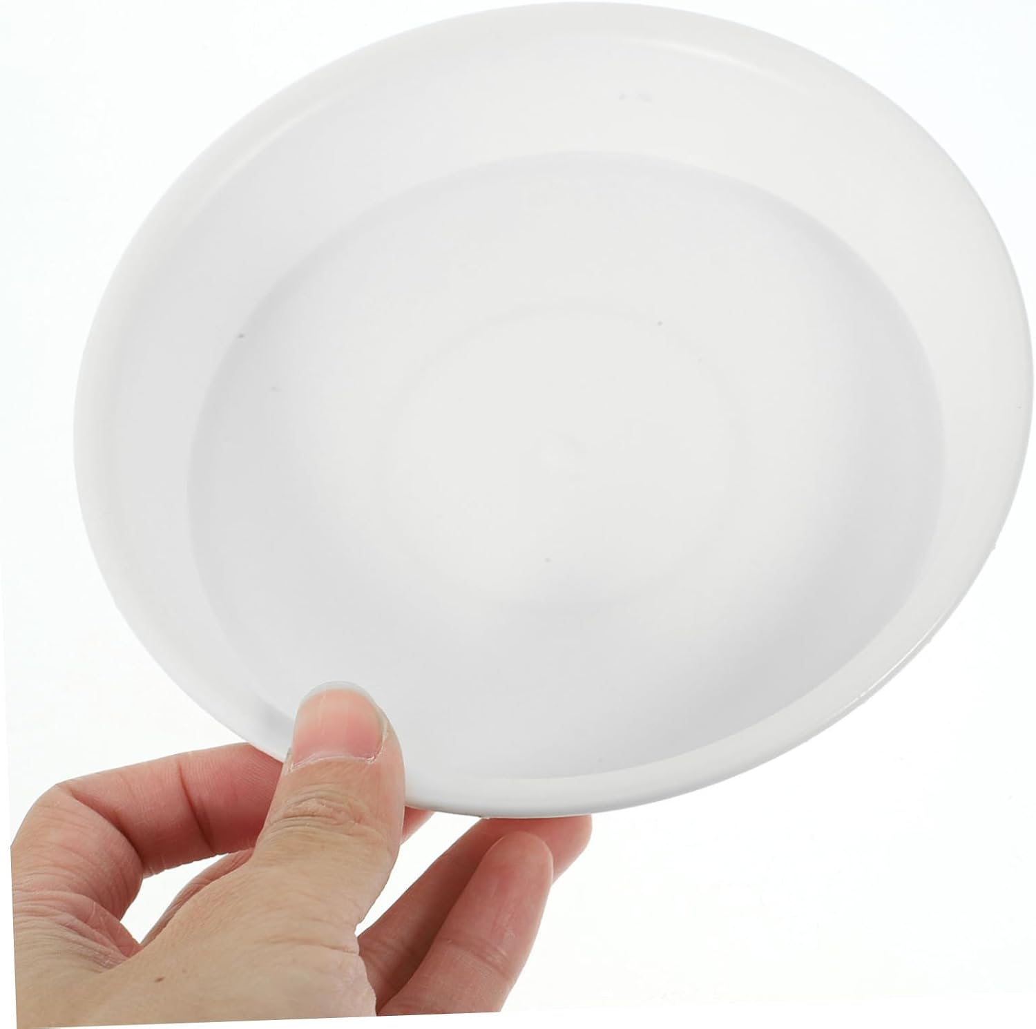 TOYANDONA 24pcs Round Plant Saucer Tray for Pots Plastic Flower Pot Drip Tray Outer Diameter for Indoor and Outdoor Use Reusable Water Catcher