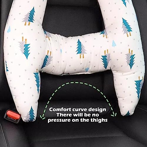 Almohada ajustable para cinturón y reposacabezas Azul miniatura 5