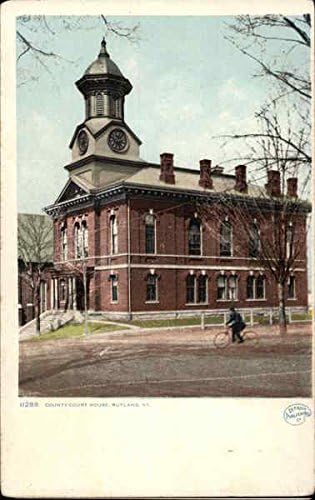 County Court House Rutland, Vermont VT Original Antique Postcard