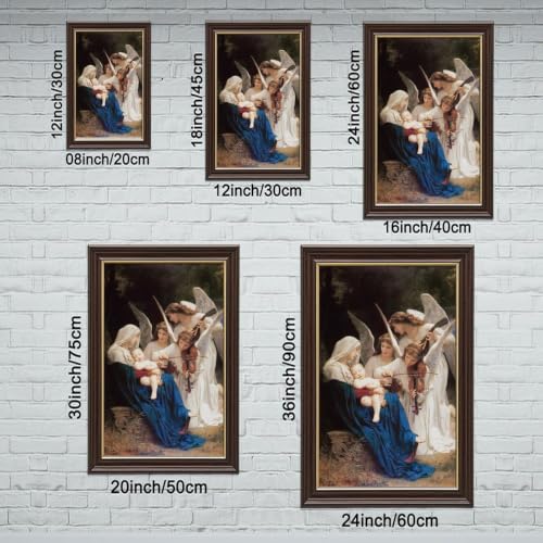 Tableau Bouguereau Chanson des anges impression premium