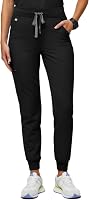 FIGS Zamora High Waisted Jogger Scrub Pants Women Slim Fit 6 Pockets FIONx Fabric Yoga Waistband