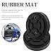 VOSAREA 4pcs Car Lifting Pads Auto Jacking Lift Pads Two- Post Pads Round Heavy Duty Car Jack Rubber Pads Useful Lifting Support (Block) Car Accessories for Auto Car Lift Truck Hoist