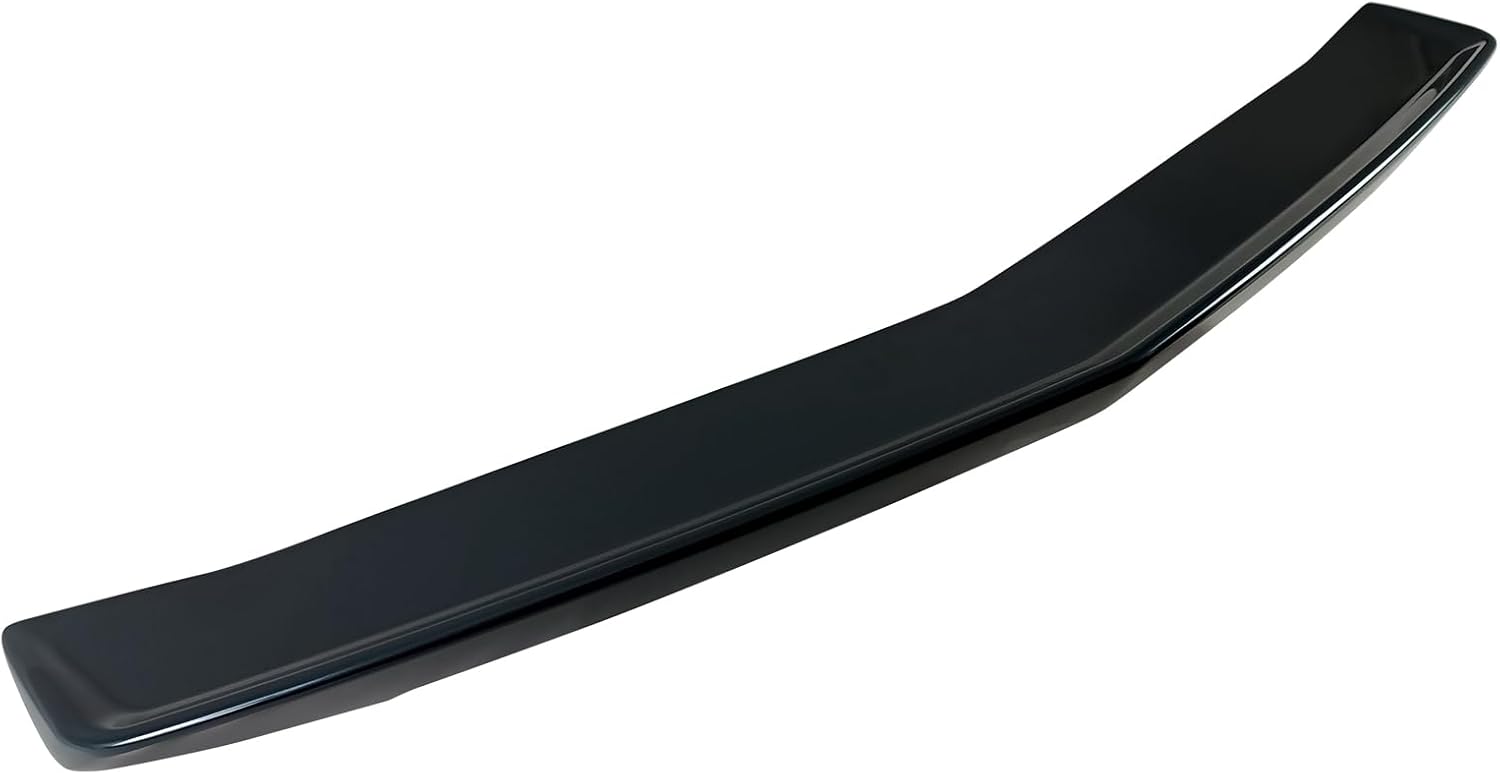 IKON MOTORSPORTS, Trunk Spoiler Compatible with 2003-2007 Cadillac CTS Sedan, OE Style Painted #W13 XY YX Diamond White Pearl ABS Plastic Rear Trunk Lid Spoiler Wing Lip