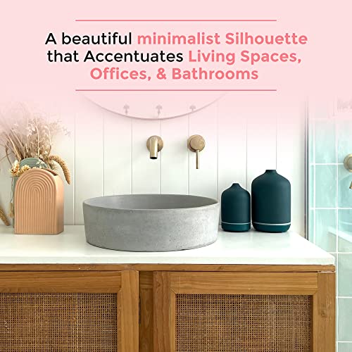 Ajna Aroma Diffuser For Essential Oil And Aromatherapy- Large Room Diffuser With Ionic Technology - Room Vaporizor, Humidifier, Diffuser With Cool Mist - 3 In 1 Gift Set - Blue Teal (250 Ml) #TOP5