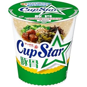 サンヨー食品 サッポロ一番 カップスター 豚骨 75g ×12個" 