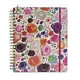 Kate Spade Mega Academic Daily Planner 2018-2019 with Daily Weekly Monthly Views and Happy Stickers (Floral)