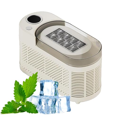 Mini máquina de hielo portátil con adaptador 12V y 8 cubos BPA-Free miniatura 1