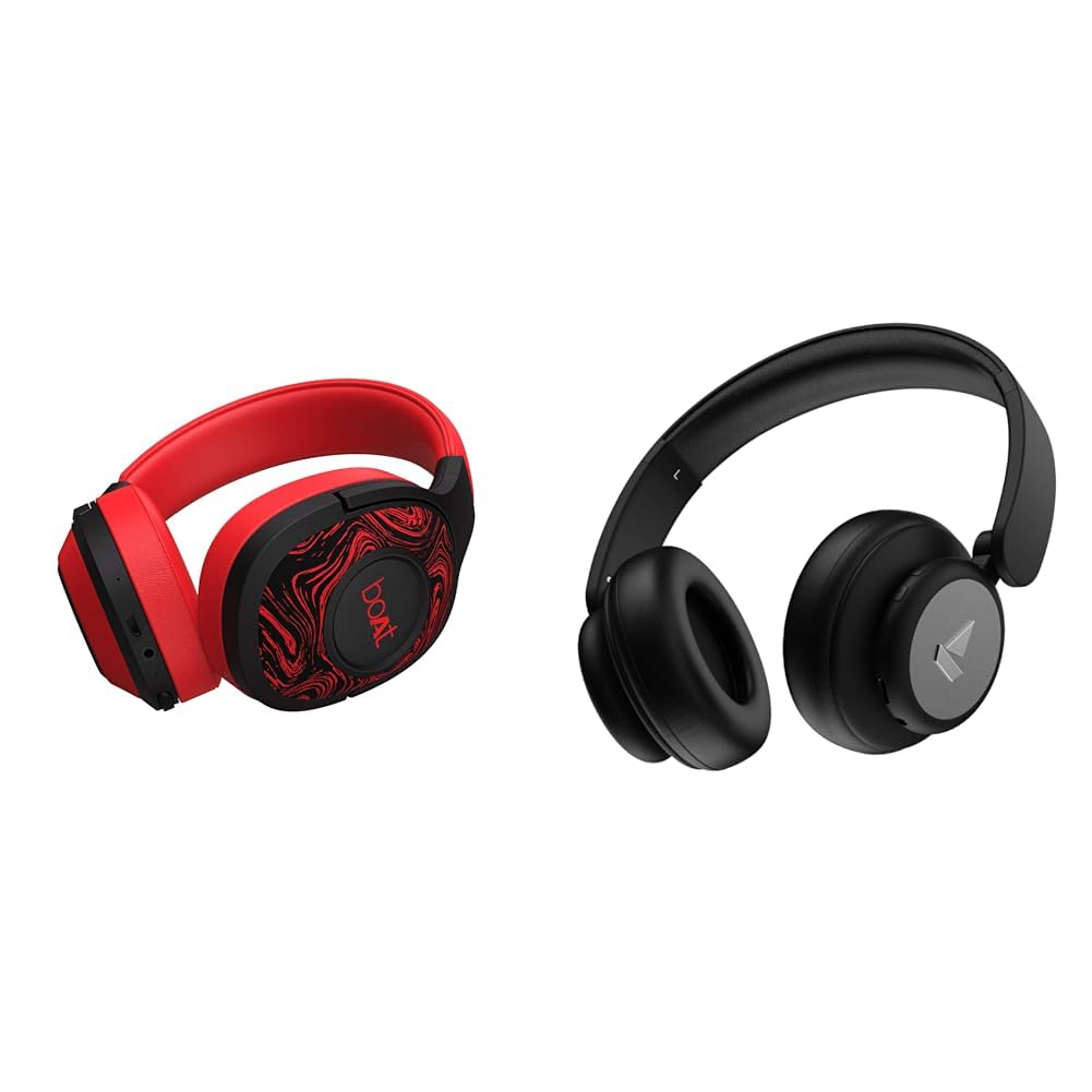 Boat Rockerz 550 Bluetooth Wireless Over Ear Headphones With Mic