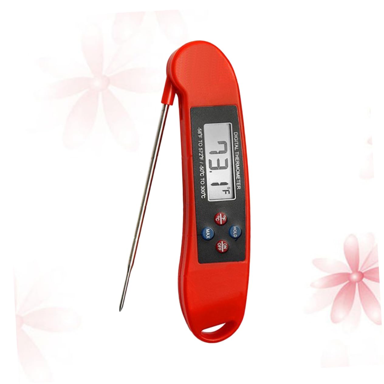 MAGICLULU 3stücke Fleischthermometer Mit Lcd-display Für Grill Bbq Und Küche Schnelles Und Präzises Temperaturmessgerät Für Geeignet Für Halterung Farbe Zufällig