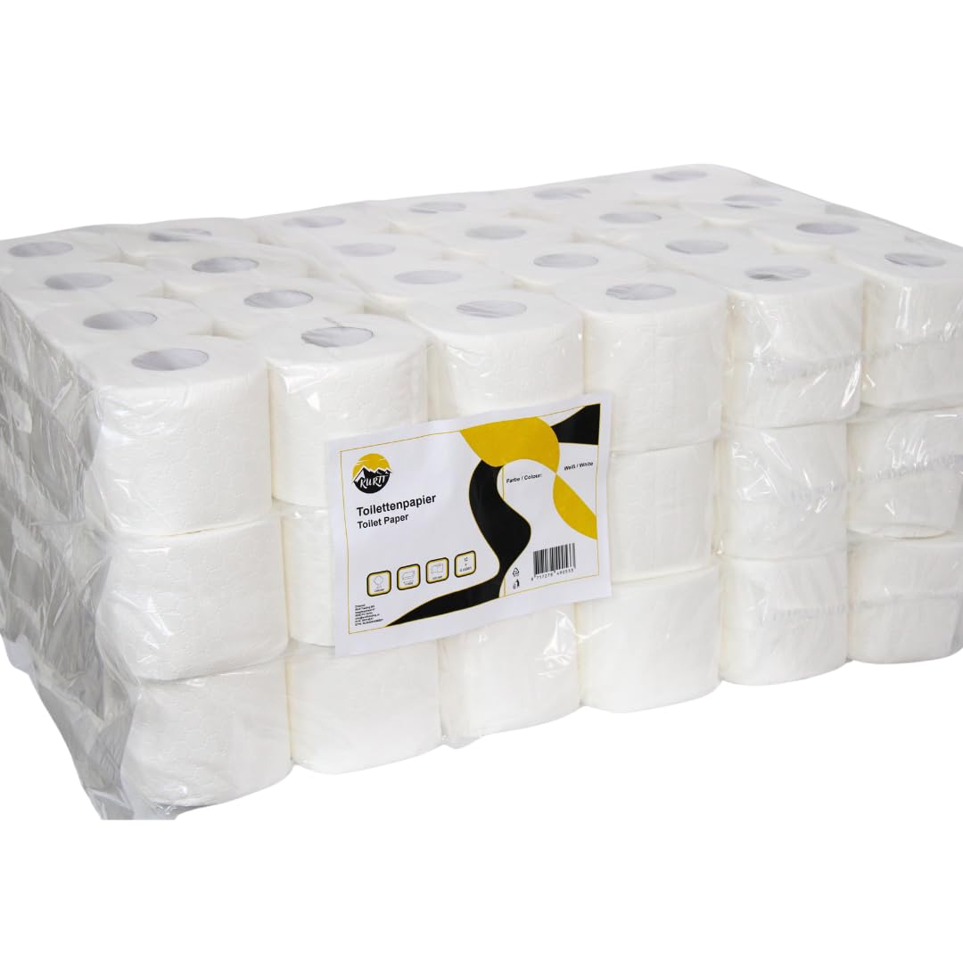 KURTT Toilettenpapier Megapack 72 Rollen (4-lagig) 150 Blatt pro Rolle - Ecolabel, FSC Certified, Toilettenpapier Vorteilspack