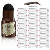 Eyebrow Stamp Shaping Kit, Eyebrow Powder Stamp Waterproof, Brow Stamp Shaping Kit Eyebrow Definer,...