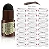 Eyebrow-Stamp-Shaping-Kit-Eyebrow-Powder-Stamp-Waterproof-Brow-Stamp-Shaping-Kit-Eyebrow-Definer-Makeup-Tools-with-24-Reusable-Eyebrow-Stencils-Dark-brow Eyebrow Stamp Shaping Kit, Eyebrow Powder Stamp Waterproof, Brow Stamp Shaping Kit Eyebrow Definer, Makeup Tools with 24 Reusable Eyebrow Stencils (Dark brow)
