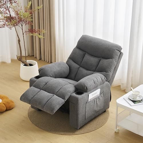 RIDEWINCE リクライニングチェアー 電動リクライニングソファ リクラ イニングソファー 電動リクライニ ングチェアー 電動ソファ モーションソファー パーソナルチェアー ゲーミングチェア 105°-120°調整可能 オットマン一体型 フットレスト付